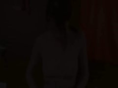 Beatas lonely night and butt dildoing