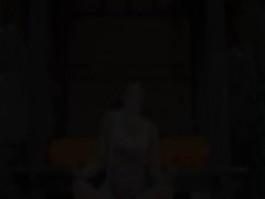 Caprices lactating yoga with pinkish vibrating sex toy