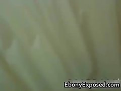 Attractive Slutty ebony Spied in Shower