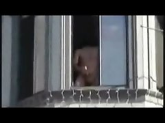 Jerking at the window & the whole neighbourhood loves it!