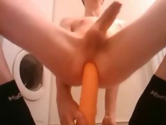 Fun with my 12 inch rubber toy - strgflrt