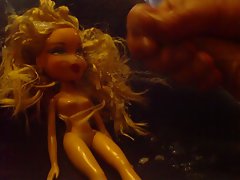 Cum covered Bratz Doll