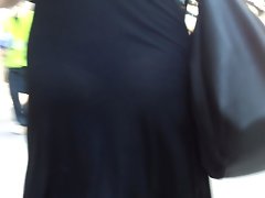 black dress black thong 1