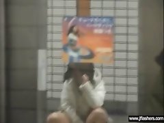 Jap Girlie Flashing And Having Sex video-28