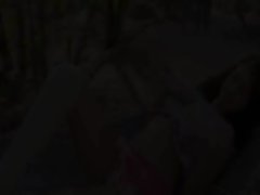 Nifty senorita masturbating in a public