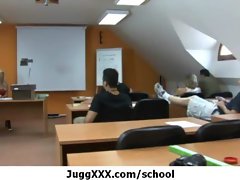 Chesty girlie nailed in school - Xxl big cock porno 5