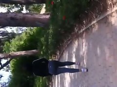 Lush Black butt in Spandex