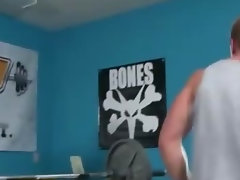 Marcus mojo begins working out and wants several cock play