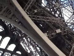 Attractive public sex by Eiffel Tower in Paris Part 2