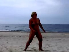 nakedpussy at the beach