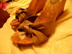 shoes schuhe heels wedges cumshot