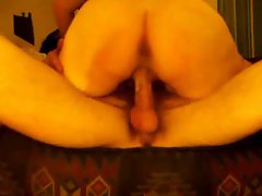 Dirty wife lumbers over to the neighbors after the bar