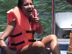 Cutie snorkeling in Thailand in her bikini