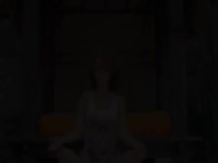 Caprices moist yoga with pinky vibrating sex toy