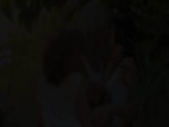 Three wow raunchy teens playing naked in forrest