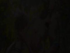 Three wow coeds playing naked in forrest