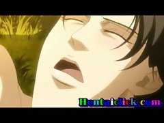 Anime gay outdoor sex with analcock