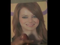 Cumming on Emma Stone #1