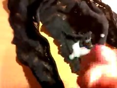 cum on latina slut&#039;s panties
