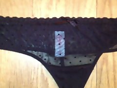 My Sister&#039;s Black Mesh Thong