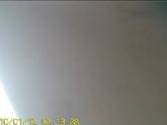 Esposa de calcinha branca.