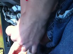 Masturbating in the car 2