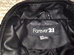 Black Forever 21 Teenager Leather Jacket
