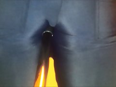 Workout shiny jeans in butt insertion vol15