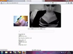 chatroulette sega in cam con una calda biondina