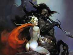 Erotic Fantasy Art 3 - Frank Frazetta