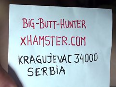 My Serbian gf loves extreme anus - Juicy round ass - Naughty butt