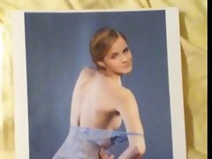 Emma Watson Splashed with Cum on Naked Butt and Back