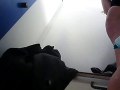 hidden cam in pool cabin 1 - bad angle
