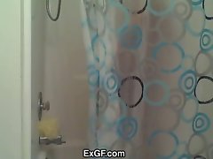 Exgirlfriend Amber in the Shower
