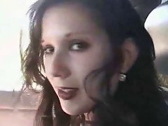 Gina The Sensual Amateur Emo Raunchy teen Car Fun