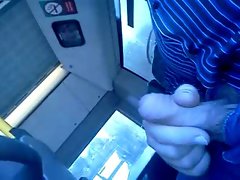 Masturbating on the bus (no cum) - Malta