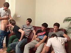 Attractive Latin Twinks On Gangbang