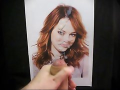 Emma Stone cum tribute by Rox