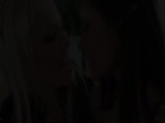 Unique gaping sapphic holes dildoed wild