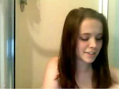slim luscious teen taking a soapy lewd shower