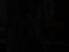 Sensual russian barely legal teen couple banging on a bench