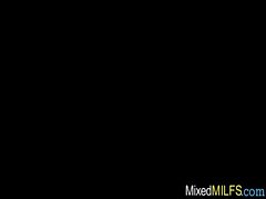 Luscious Attractive Mummy Ride Xxl ebony cock clip-25