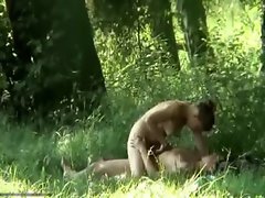Voyeur forest sex footage