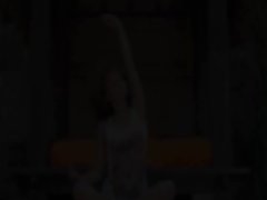 Caprices lactating yoga with pinky vibrating sex toy