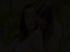Brutal double toy and sensual russian lesbos