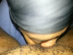 Chocolate lips enjoying huge pecker part 1