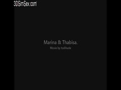 Marina and Thabisa fuck one pecker