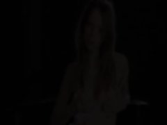 Insane great slim girlie spreads lips