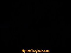 Black tart gloryhole initiating - video 2