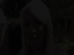 Blondie wench with huge hooters riding